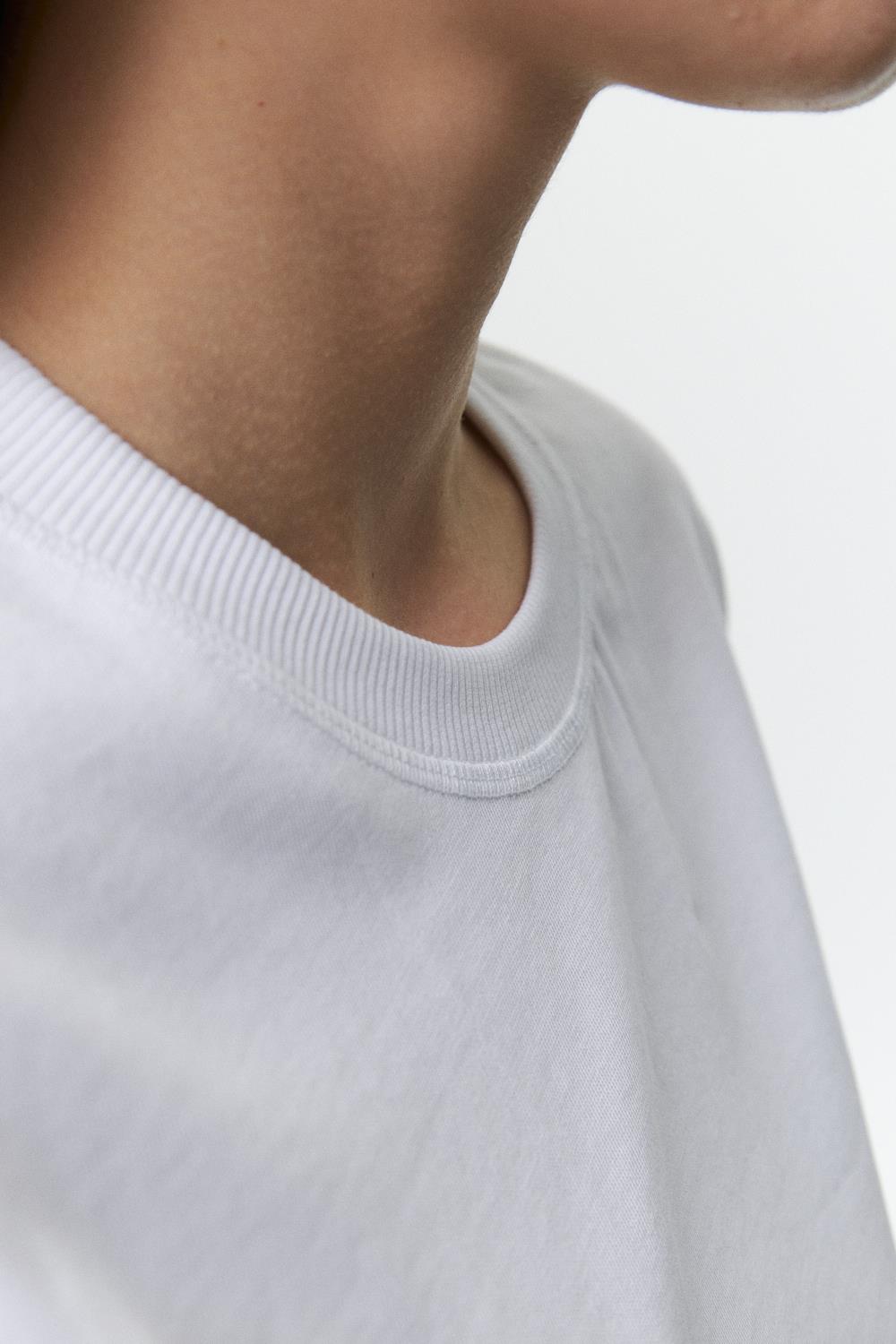 Basic White Crew Neck T Shirt Women’s Classic Everyday Essential